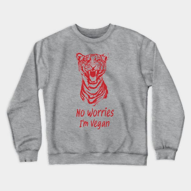 I'M Vegan Crewneck Sweatshirt by Nubiana